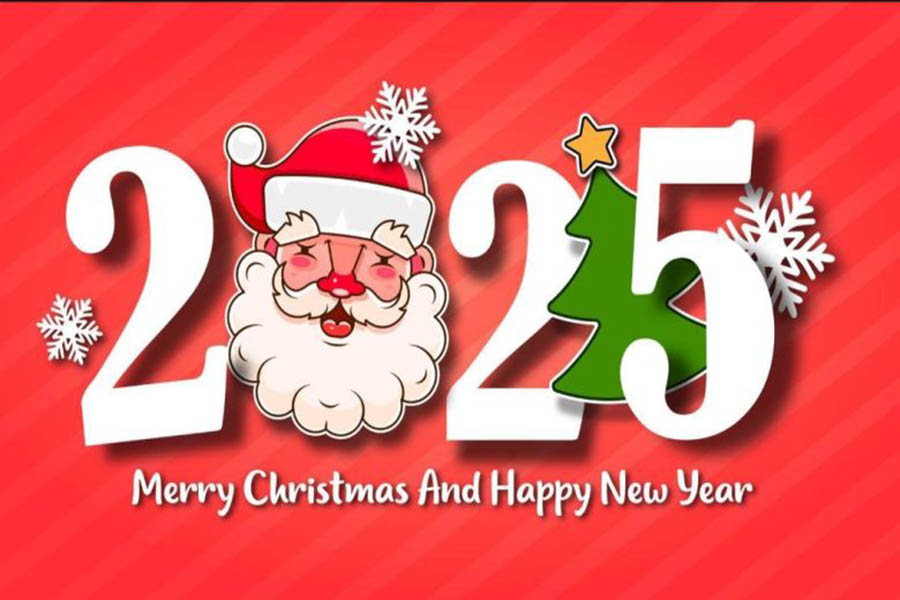 عيد ميلاد سعيد وسنة جديدة سعيدة 2025