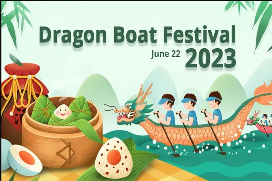 إشعار بعطلة مهرجان قوارب التنين في عام 2023